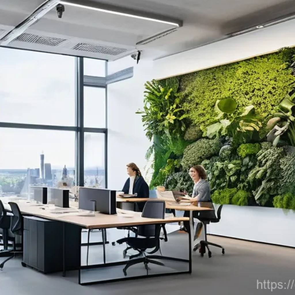 사회적 책임과 기업 평판 - **Prompt 1: Modern German Enterprise Embracing Sustainable Values**
    A wide shot of a bright, con...