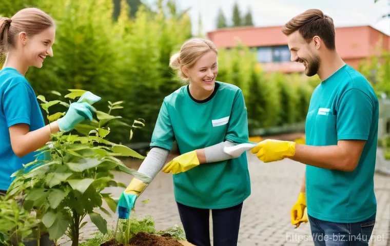 사회적 책임과 기업 평판 - **Prompt 1: Modern German Enterprise Embracing Sustainable Values**
    A wide shot of a bright, con...