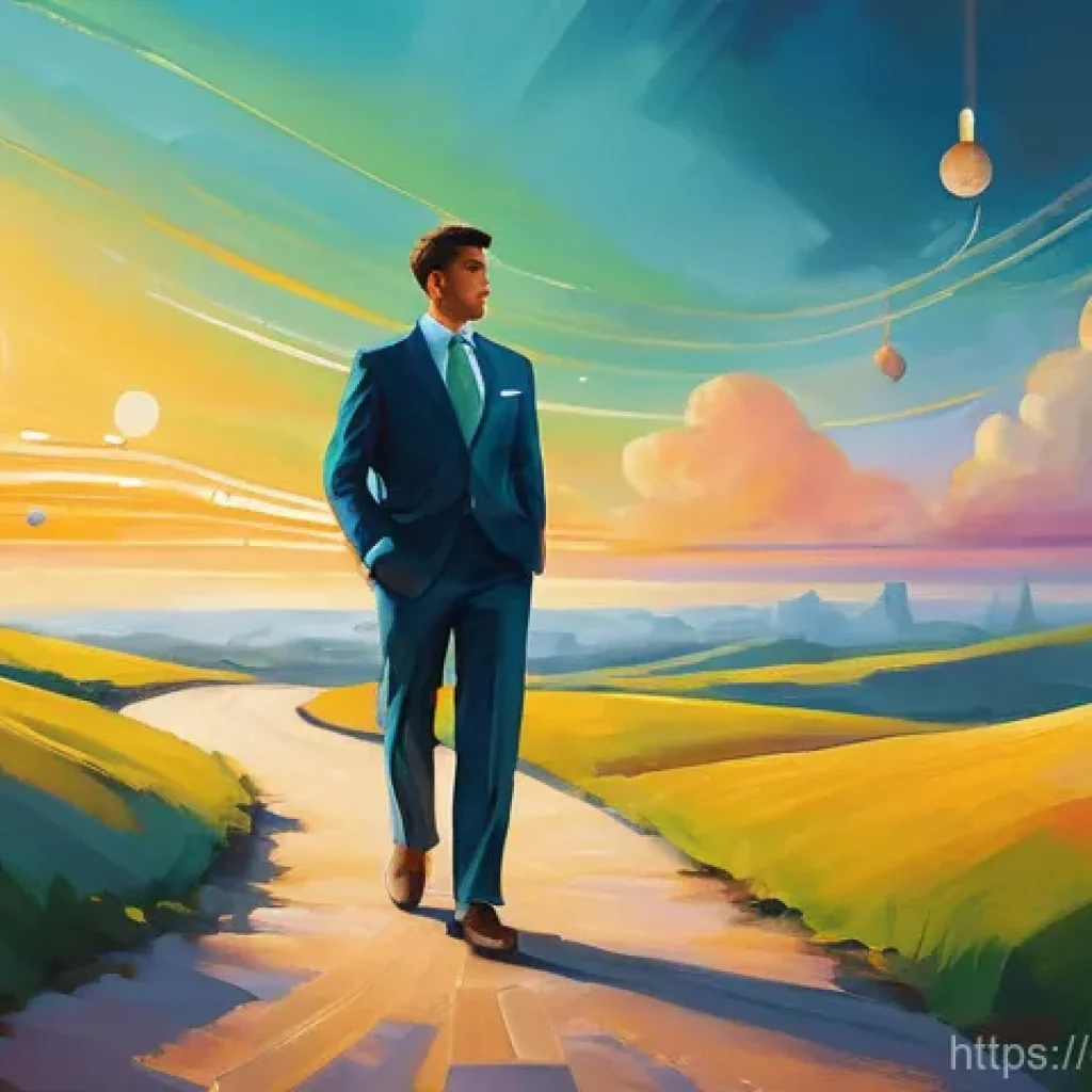사업 계획서 작성법 - **Prompt: The Entrepreneur's Guiding Light**
    "A vibrant, high-definition digital painting of a d...
