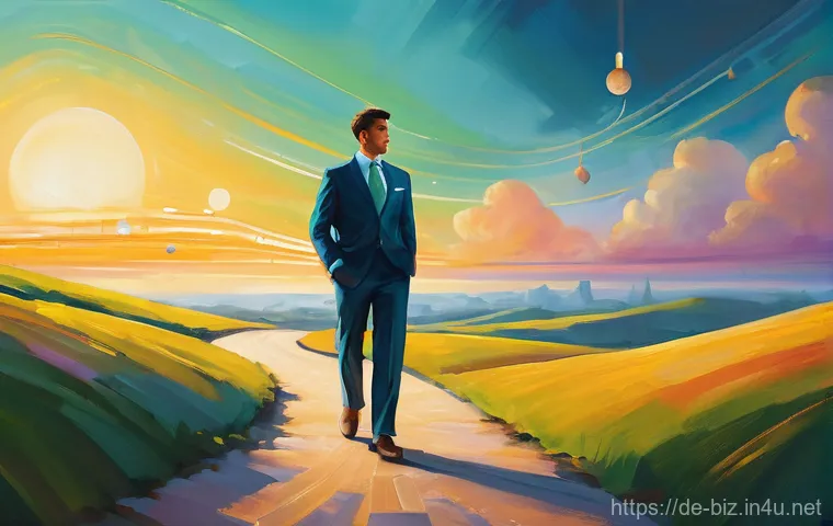 사업 계획서 작성법 - **Prompt: The Entrepreneur's Guiding Light**
    "A vibrant, high-definition digital painting of a d...