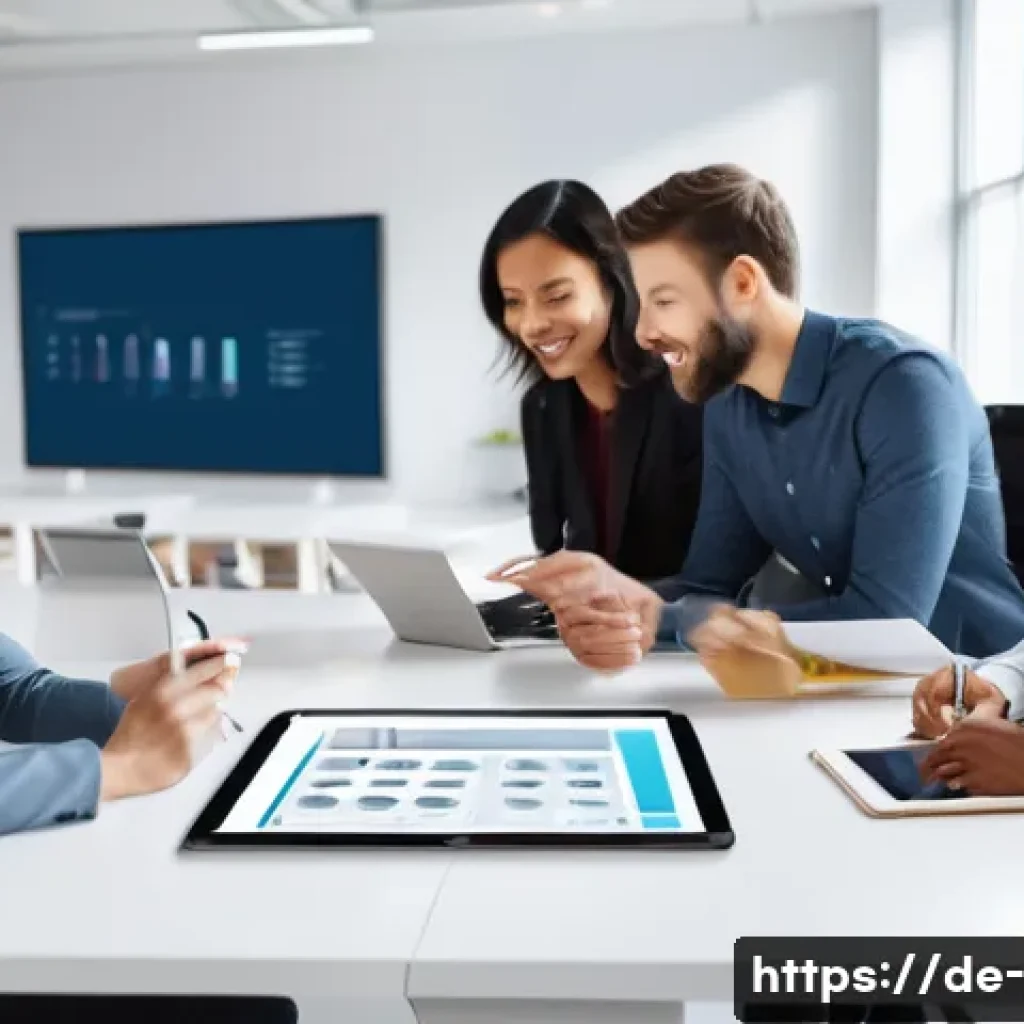 인사 조직 구조 - **Prompt: Agile Team in a Dynamic Workspace**
    A diverse team of professionals (representing vari...